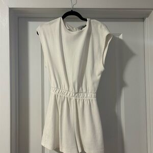 Zara Cream Sleeveless Romper